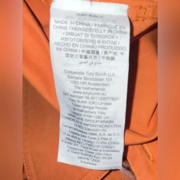 Tory Burch Artist Cotton-Poplin Shirt Dress orange - Picture 7 of 8